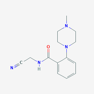 B2558422 N-(Cyanomethyl)-2-(4-methylpiperazin-1-yl)benzamide CAS No. 2249084-47-5