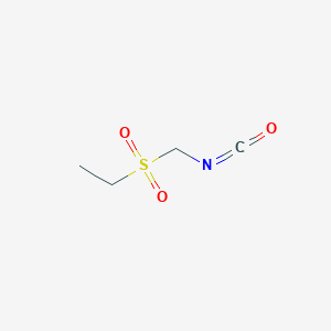 molecular formula C4H7NO3S B2558430 1-(异氰酸甲磺酰基)乙烷 CAS No. 10564-52-0