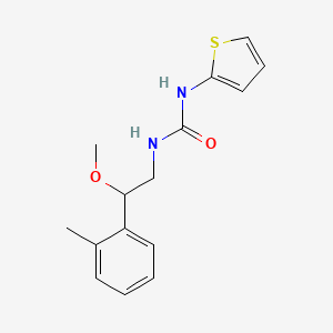 B2558446 1-(2-Methoxy-2-(o-tolyl)ethyl)-3-(thiophen-2-yl)urea CAS No. 1797878-85-3