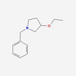 molecular formula C13H19NO B2558451 1-Benzyl-3-ethoxypyrrolidine CAS No. 1188263-72-0; 46441-02-5