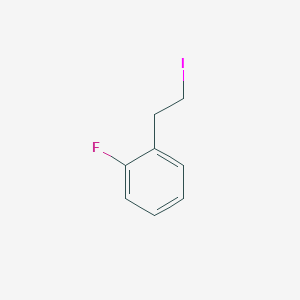 molecular formula C8H8FI B2558473 1-Fluoro-2-(2-iodoethyl)benzene CAS No. 178685-13-7