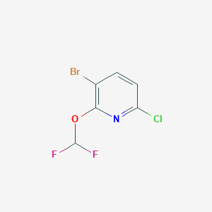 3-Bromo-6-chloro-2-(difluoromethoxy)pyridine