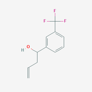 molecular formula C11H11F3O B2558515 1-(m-(Trifluoromethyl)phenyl)-3-buten-1-ol CAS No. 114095-75-9