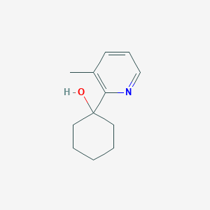 molecular formula C12H17NO B2558518 1-(3-Methylpyridin-2-yl)cyclohexan-1-ol CAS No. 24061-37-8