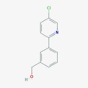 molecular formula C12H10ClNO B2558528 3-(5-chloro-2-pyridinyl)Benzenemethanol CAS No. 1349715-47-4