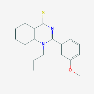 1-allyl-2-(3-methoxyphenyl)-5,6,7,8-tetrahydroquinazoline-4(1H)-thione