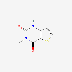 molecular formula C7H6N2O2S B2558582 3-甲基噻吩并[3,2-d]嘧啶-2,4(1H,3H)-二酮 CAS No. 123260-26-4