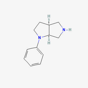 (3aS,6aS)-1-phenyl-octahydropyrrolo[2,3-c]pyrrole