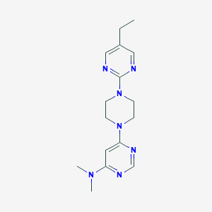 6-[4-(5-Ethylpyrimidin-2-yl)piperazin-1-yl]-N,N-dimethylpyrimidin-4-amine