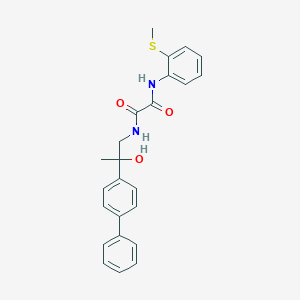 N1-(2-([1,1'-biphenyl]-4-yl)-2-hydroxypropyl)-N2-(2-(methylthio)phenyl)oxalamide