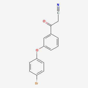 3-[3-(4-Bromophenoxy)phenyl]-3-oxopropanenitrile