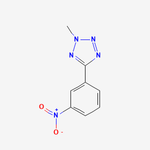molecular formula C8H7N5O2 B2558694 2-甲基-5-(3-硝基苯基)-2H-四唑 CAS No. 69790-73-4