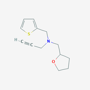 [(Oxolan-2-yl)methyl](prop-2-yn-1-yl)[(thiophen-2-yl)methyl]amine