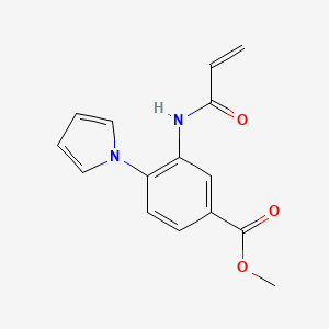 methyl 3-(prop-2-enamido)-4-(1H-pyrrol-1-yl)benzoate