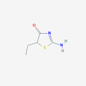 2-amino-5-ethylthiazol-4(5H)-one