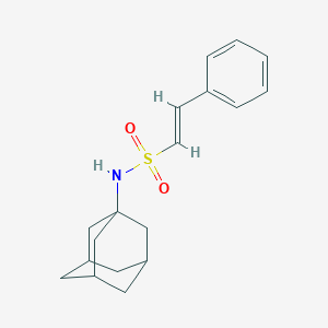 molecular formula C18H23NO2S B255872 (E)-N-(1-adamantyl)-2-phenylethenesulfonamide 