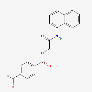 [2-(Naphthalen-1-ylamino)-2-oxoethyl] 4-formylbenzoate