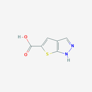 1H-thieno[2,3-c]pyrazole-5-carboxylic acid