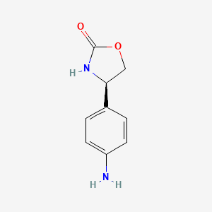 (4R)-4-(4-aminophenyl)-1,3-oxazolidin-2-one