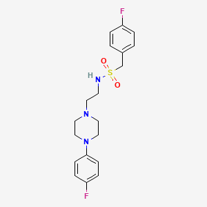 1-(4-fluorophenyl)-N-(2-(4-(4-fluorophenyl)piperazin-1-yl)ethyl)methanesulfonamide