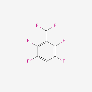 3-(Difluoromethyl)-1,2,4,5-tetrafluorobenzene