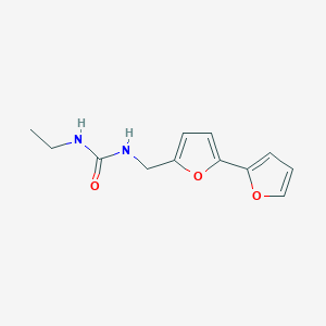 molecular formula C12H14N2O3 B2558829 1-([2,2'-Bifuran]-5-ylmethyl)-3-ethylurea CAS No. 2034565-44-9