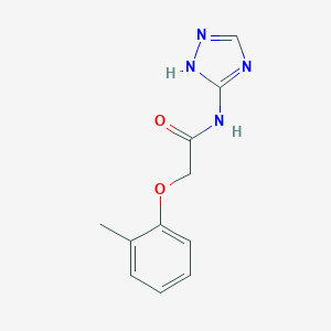 molecular formula C11H12N4O2 B255883 2-(2-methylphenoxy)-N-1H-1,2,4-triazol-3-ylacetamide 