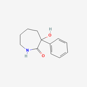 molecular formula C12H15NO2 B2558876 3-羟基-3-苯基氮杂环己烷-2-酮 CAS No. 51129-01-2