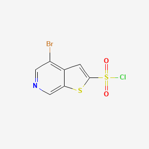 4-Bromothieno[2,3-c]pyridine-2-sulfonyl chloride