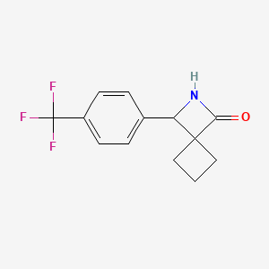 1-[4-(Trifluoromethyl)phenyl]-2-azaspiro[3.3]heptan-3-one