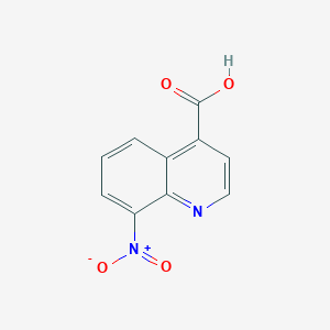 molecular formula C10H6N2O4 B2558955 8-硝基喹啉-4-羧酸 CAS No. 121689-22-3
