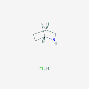 molecular formula C6H12ClN B2558962 (1R,4S)-2-azabicyclo[2.2.1]heptane hydrochloride CAS No. 1955474-63-1