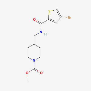 Methyl 4-((4-bromothiophene-2-carboxamido)methyl)piperidine-1-carboxylate