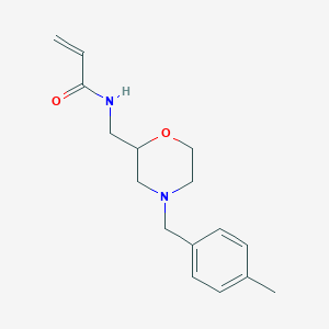N-[[4-[(4-Methylphenyl)methyl]morpholin-2-yl]methyl]prop-2-enamide