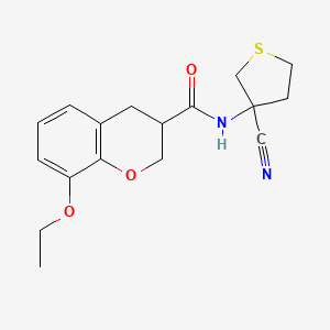 N-(3-cyanothiolan-3-yl)-8-ethoxy-3,4-dihydro-2H-1-benzopyran-3-carboxamide