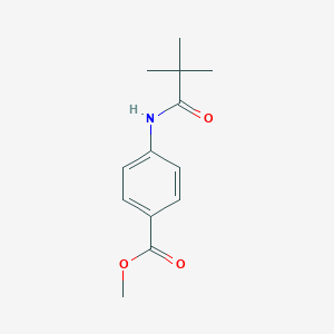 molecular formula C13H17NO3 B255906 Methyl 4-[(2,2-dimethylpropanoyl)amino]benzoate 