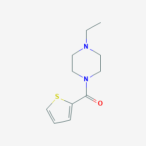 molecular formula C11H16N2OS B255915 1-(2-Thienylcarbonyl)-4-ethylpiperazine 