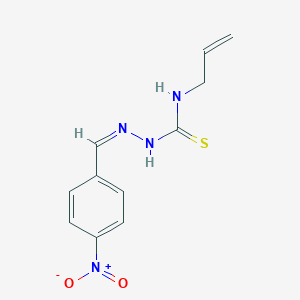 molecular formula C11H12N4O2S B255922 4-nitrobenzaldehyde N-allylthiosemicarbazone 