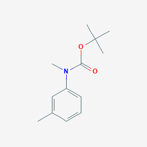 molecular formula C13H19NO2 B2559242 叔丁基N-甲基-N-(3-甲基苯基)氨基甲酸酯 CAS No. 1490364-79-8