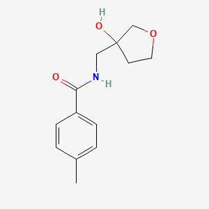 N-((3-hydroxytetrahydrofuran-3-yl)methyl)-4-methylbenzamide