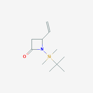 molecular formula C11H21NOSi B2559276 1-(t-Butyldimethylsilyl)-4-vinyl-2-azetidinone CAS No. 71634-52-1
