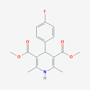 molecular formula C17H18FNO4 B255928 Dimethyl 4-(4-fluorophenyl)-2,6-dimethyl-1,4-dihydropyridine-3,5-dicarboxylate 