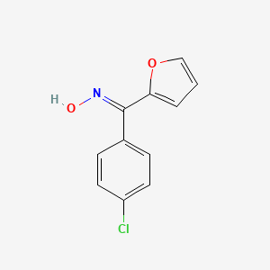 (E)-(4-chlorophenyl)(2-furyl)methanone oxime