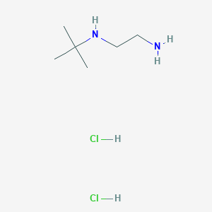 molecular formula C6H18Cl2N2 B2559307 (2-Aminoethyl)(tert-butyl)amine dihydrochloride CAS No. 149374-23-2