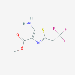 Methyl 5-amino-2-(2,2,2-trifluoroethyl)-1,3-thiazole-4-carboxylate