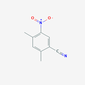 molecular formula C9H8N2O2 B2559358 2,4-Dimethyl-5-nitrobenzonitrile CAS No. 625112-44-9; 73713-69-6