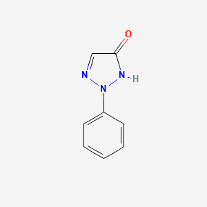 molecular formula C8H7N3O B2559392 2-Phenyl-4-hydroxy-1,2,3-triazole CAS No. 16293-42-8