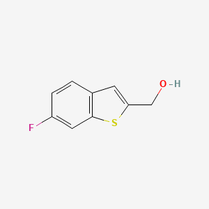 molecular formula C9H7FOS B2559413 (6-氟苯并[b]噻吩-2-基)甲醇 CAS No. 212078-70-1