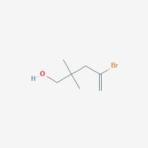 molecular formula C7H13BrO B2559416 4-Bromo-2,2-diméthylpent-4-én-1-ol CAS No. 1839069-48-5