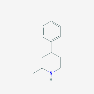 molecular formula C12H17N B2559434 2-Methyl-4-phenylpiperidine CAS No. 108777-57-7